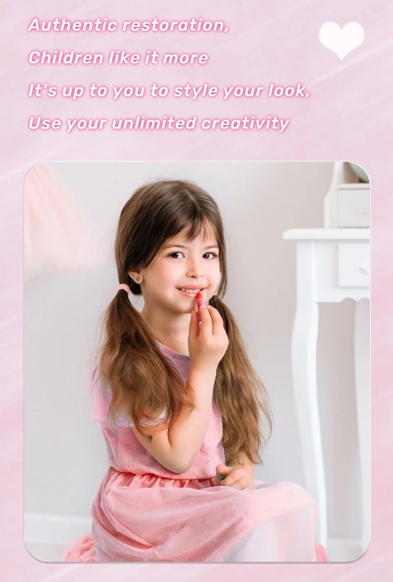 Play House Set Children's Dressing Table Toys For Girls From 6 to 10 Years Makeup Set For Girl Children's Nove Toy Birthday Gift