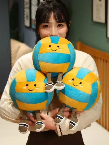 Peluche Jellycat, nouvelle poupée de volley-ball, jouet fait main, poupée de dessin animé mignon, coussin, cadeau d'anniversaire pour enfant