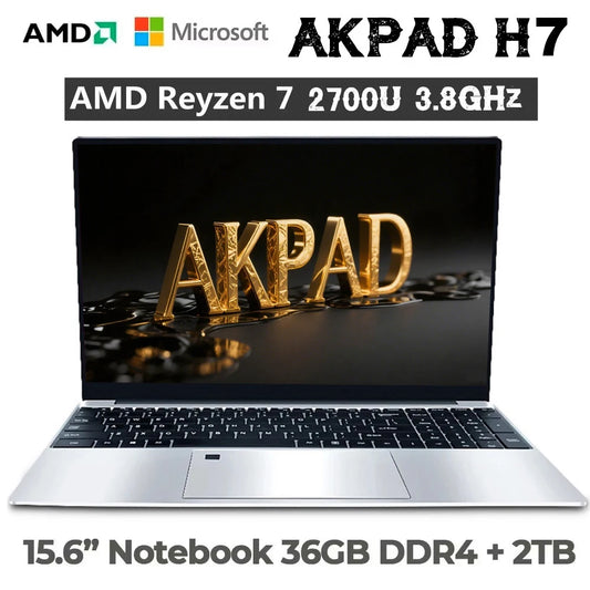 15.6 Inch Amd Ryzen Gaming Laptops Notebook Computer Fingerprint Portable Computers Gamer AMD Ryzen 7 2700U RX Vega10