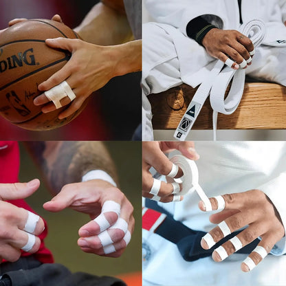1/5/10 pièces bande de doigt 0.6 pouces bande athlétique pour doigts pieds sueur volley-ball bande de doigt pour Sports de plein air escalade Football
