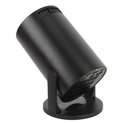 Video Projector Portable Projector Bluetooth Wireless Fidelity USB TV Sticks 8000lm Brightness Black for Laptop PC Smartphone