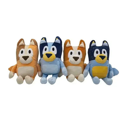 Peluches familiales  17/28 cm – Chiens de dessin animé, peluches douces, idéales pour les anniversaires et les cadeaux de Noël