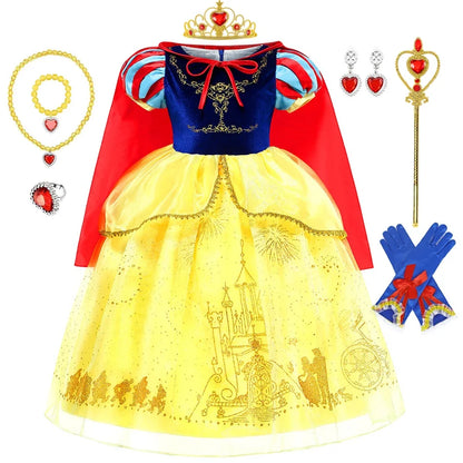 Costume de princesse pour bébé fille, robe de soirée, robe de bal, déguisements de princesse pour carnaval, Halloween