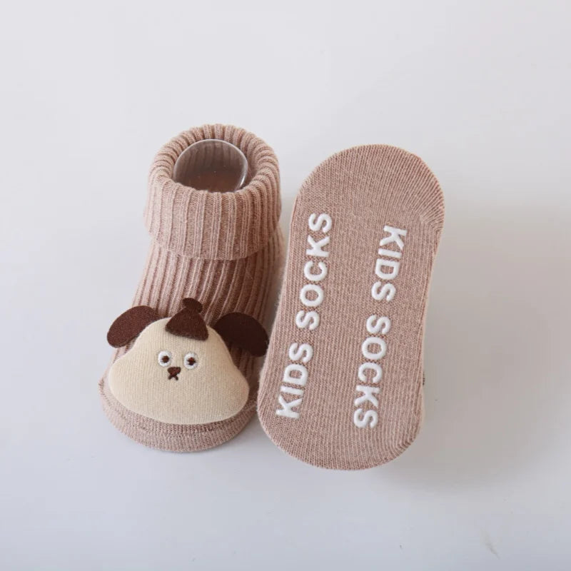 Infant Baby Socks For Boys Girls Autumn Winter Toddler Newborn Floor Anti Slip Sock With Cartoon Soft Cute Home Kids Boy Socks