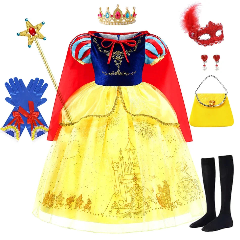 Costume de princesse pour bébé fille, robe de soirée, robe de bal, déguisements de princesse pour carnaval, Halloween