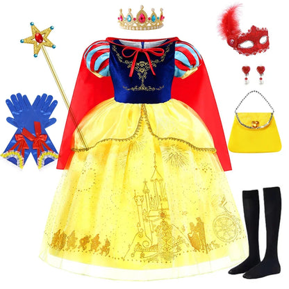 Costume de princesse pour bébé fille, robe de soirée, robe de bal, déguisements de princesse pour carnaval, Halloween