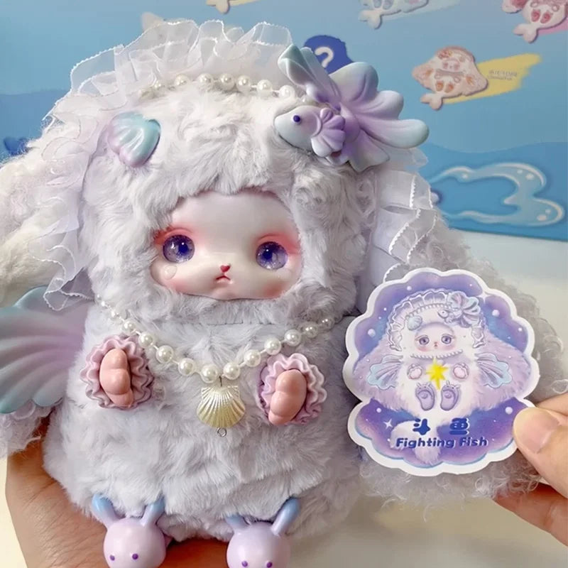 Loloan Ocean Series Vinyl Plush Blind Box Kawaii Sea Animal Anime Doll Surprise Home Decor Toy Gift Cute Mystery Bag