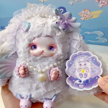 Loloan Ocean Series Vinyl Plush Blind Box Kawaii Sea Animal Anime Doll Surprise Home Decor Toy Gift Cute Mystery Bag