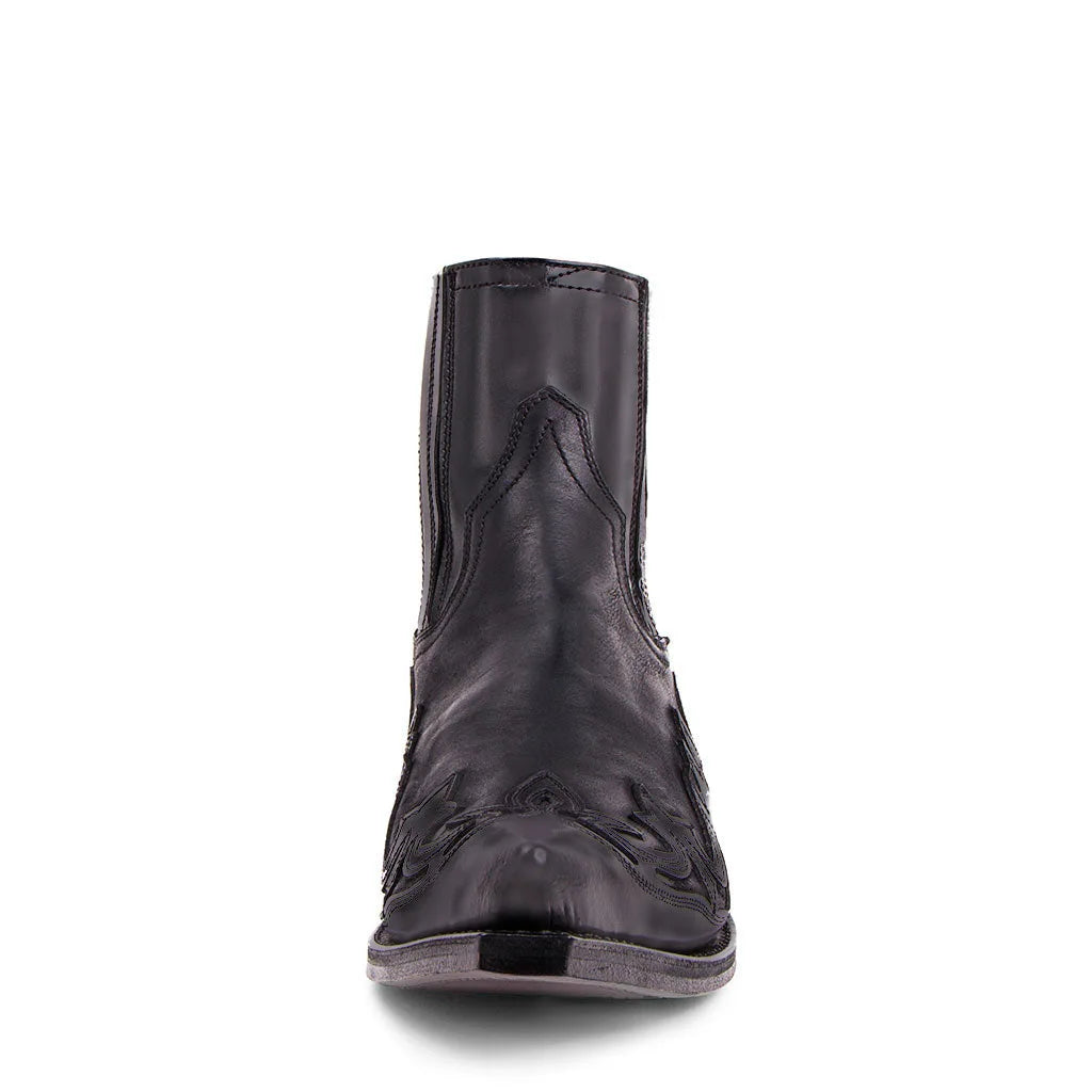 New Men's Boots Handmade Wedge Ankle Boots for Men Western Cowboy Boots Unisex Men's Leather Shoes Hard-Wearing Roman Shoes