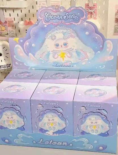 Original Blind Box Loloan Ocean Series Mystery Box Cute Backpack Pendant Room Decor Toy Birthday/Christmas Surprise Gift