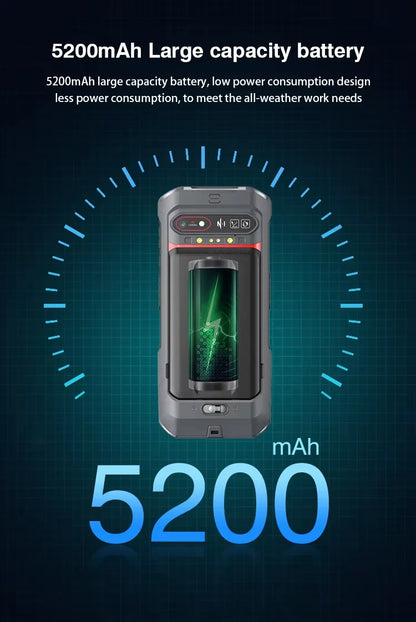 Rugged PDA Android 13 OS 5.5-Inch 6G RAM 64G ROM 2D Barcode Scanner 4G-LTE Wifi Hot Swap IP66 Handheld Data Collector