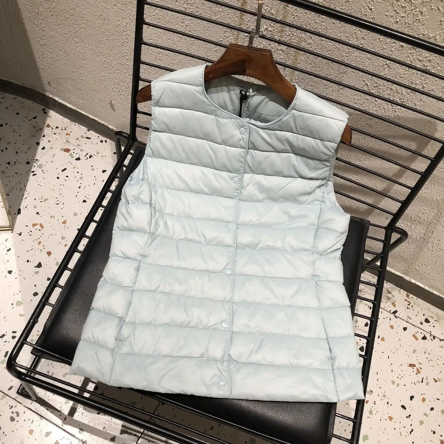 Doudoune sans manches pour femme, nouvelle collection printemps-hiver 2025, 90 % duvet de canard blanc, ultra légère, pliable, chaude, doublure en duvet