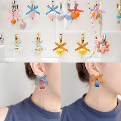 100pcs Mini Ribbon Bow Flower Satin Bows Ties DIY Crafts Embellishment Crafts Accessory Christmas Decoration Supplies