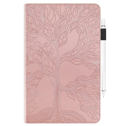 Coque for iPad Mini 7 Case 8.3" Embossed Tree PU Leather Flip Cover for Funda iPad Mini 2024 Mini 7th 6th Generation Case Cover