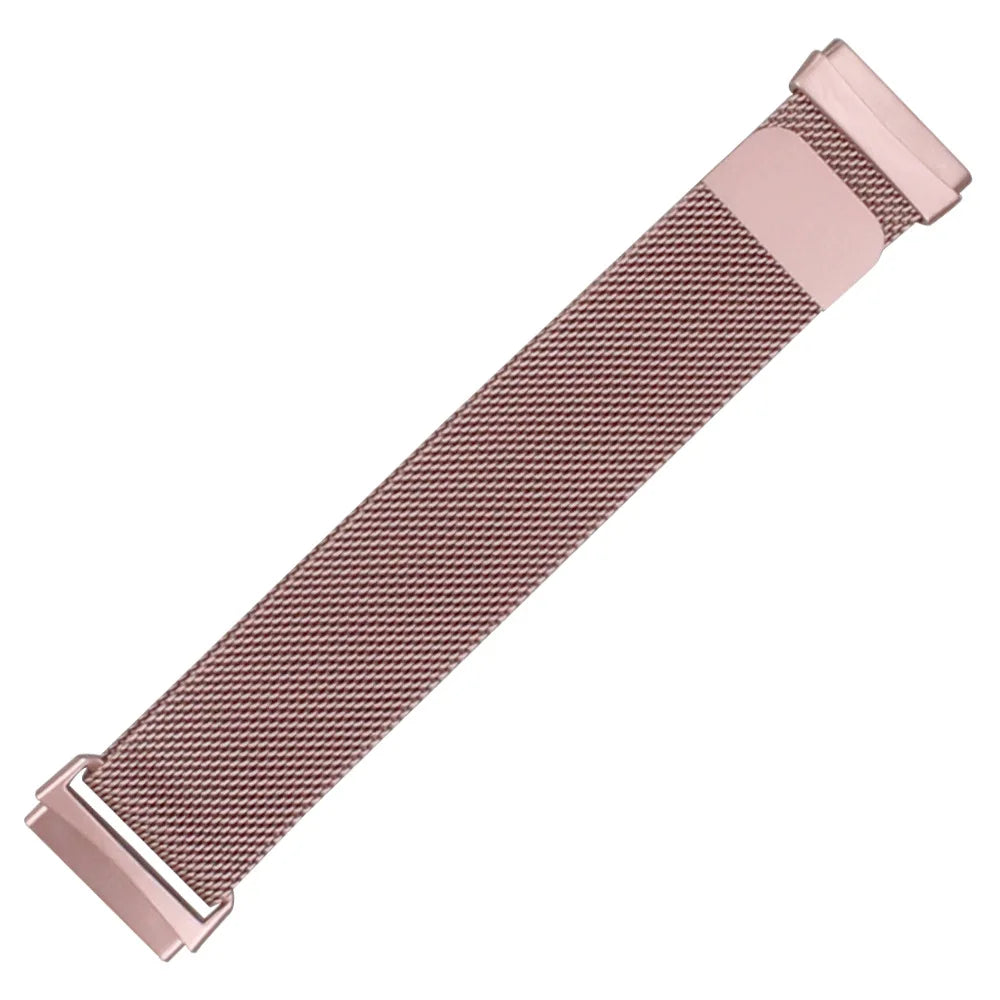 Metal Milanese Loop Strap For Fitbit Versa 4/Versa 3 Smartwatch Official Bracelet Wristband For Fitbit Sense 2-1 Magnetic Correa