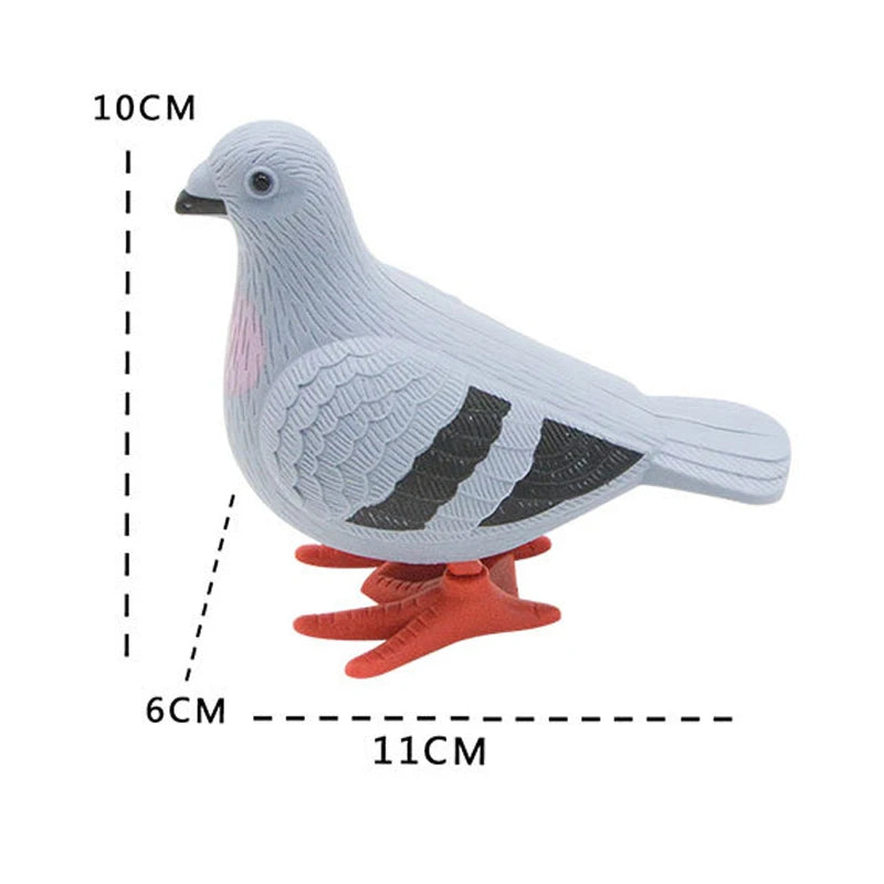 New Kids Clockwork Toy Jumping Pigeon Simulation Animal Cute Winding Will Jump Baby Toys 2-4 Years Old Gift