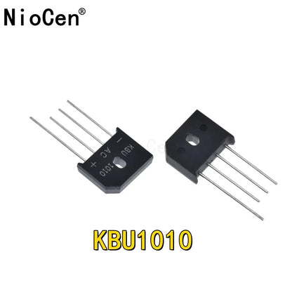 (5 pièces/lot) KBU1010 KBU-1010 10A 1000V ZIP Diode pont redresseur diode nouveau