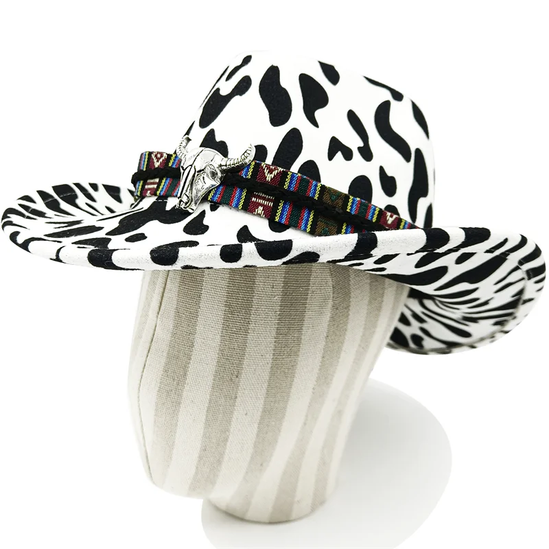 Cowboy hat various accessories cowboy hat monochrome felt hat men and women outdoor hat rider hat шляпа женская