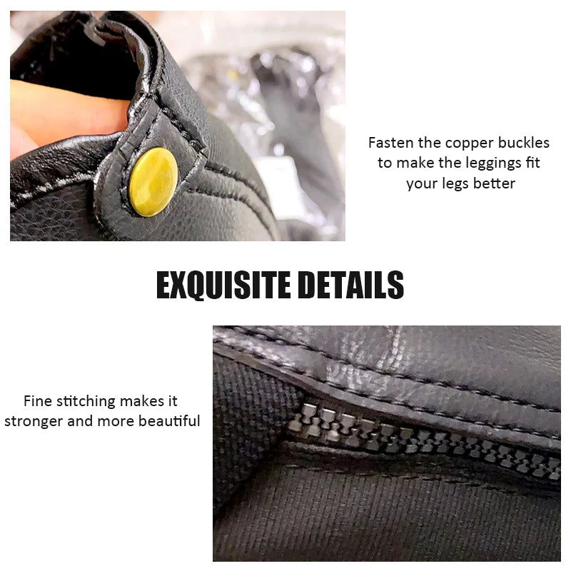 Equestrian Legging Horse Riding Equipment Pirate Knight Equestrian Boot Cover Faux Leather Gaiter Medieval Renaissance Steampunk