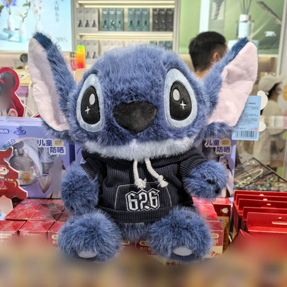 30CM Stitch Interstellar Baby Stitch Strap Pants Hoodie Wearable Plush Doll Cute Comfortable Doll Birthday Holiday Gift