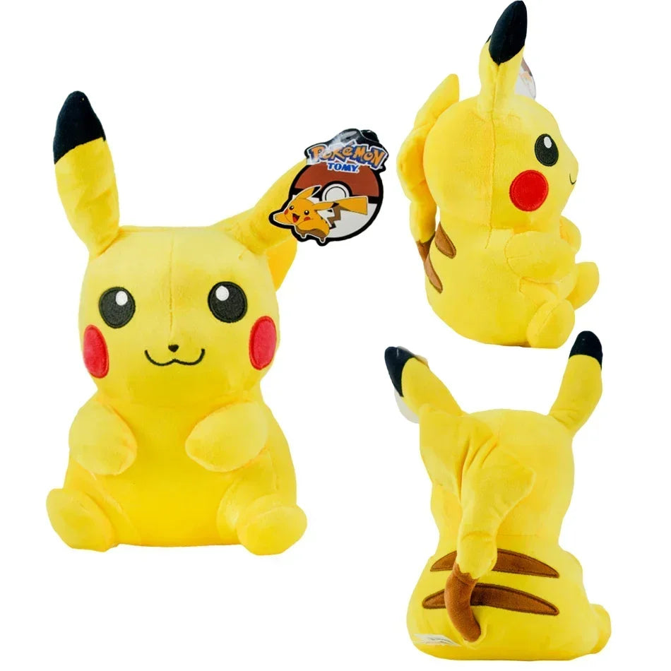 2025@@@@10PCS 20cm Pokemon Stuffed Plush Toys Kawaii Pikachu  Anime Doll Kids Birthday Kawaii Cute Soft Children Stuffed Plush