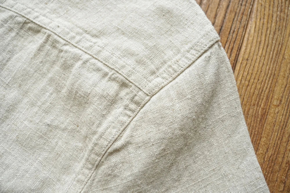 Western Sle Linen irt Men's Casual Long Sve Pure Color Loose Fit Classic Collar Button down Trendy Khaki irt