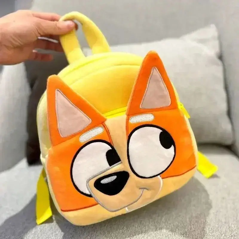Sac à dos dessin animé  Cosplay pour enfants, cartable pour la maternelle, motif chien , Kawaii, bleu et orange, cadeaux pour enfants