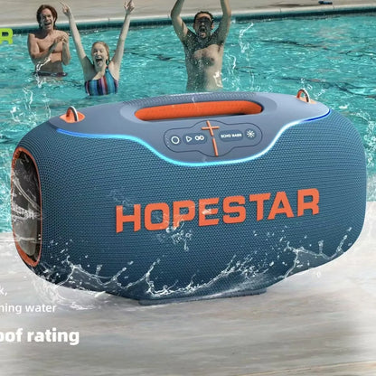 Hopestar speaker A80 alto gravador de áudio portátil de alta qualidade 350W RGB subwoofer home theater USB party computer DC