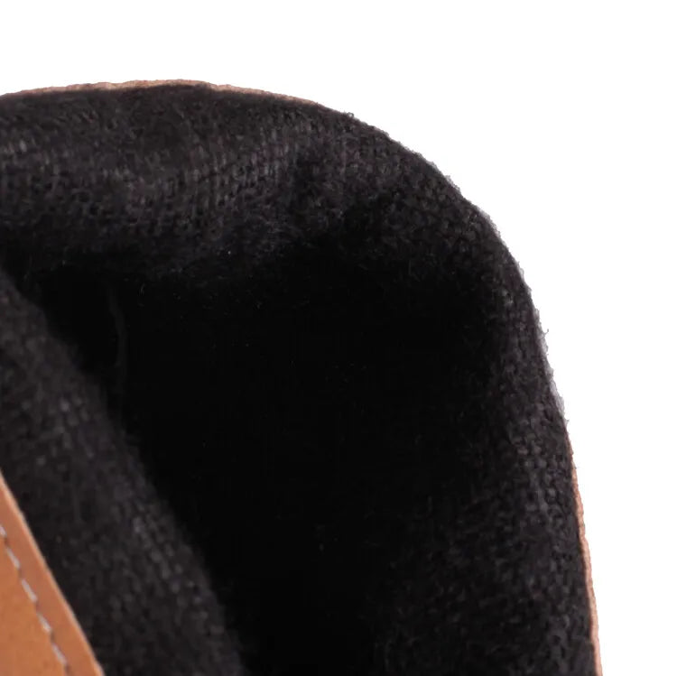 Bottes de cowboy western rétro noires mi-mollet pour femmes, talons hauts épais, chaussures gothiques, grandes tailles 34-48 777-11