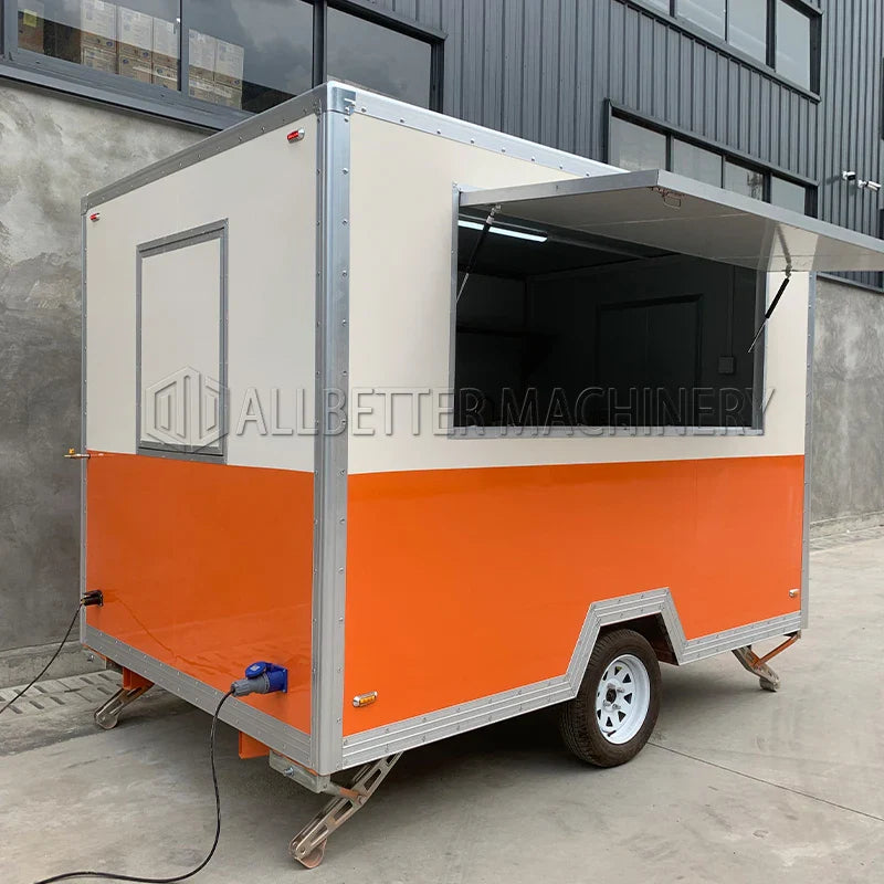 Allbetter Custom Small Food Trailer Concession Mobile Food Truck Catering Truck for Sale Ice Cream Cart Food Trailer