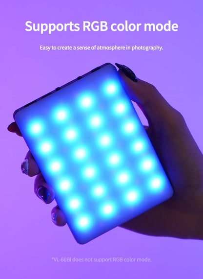 Mini lumière de remplissage LED RVB, poche droite, photographie vidéo, éclairage de poche, clip Vlog en direct pour téléphone, iPhone, iPad, ordinateur portable, appareil photo