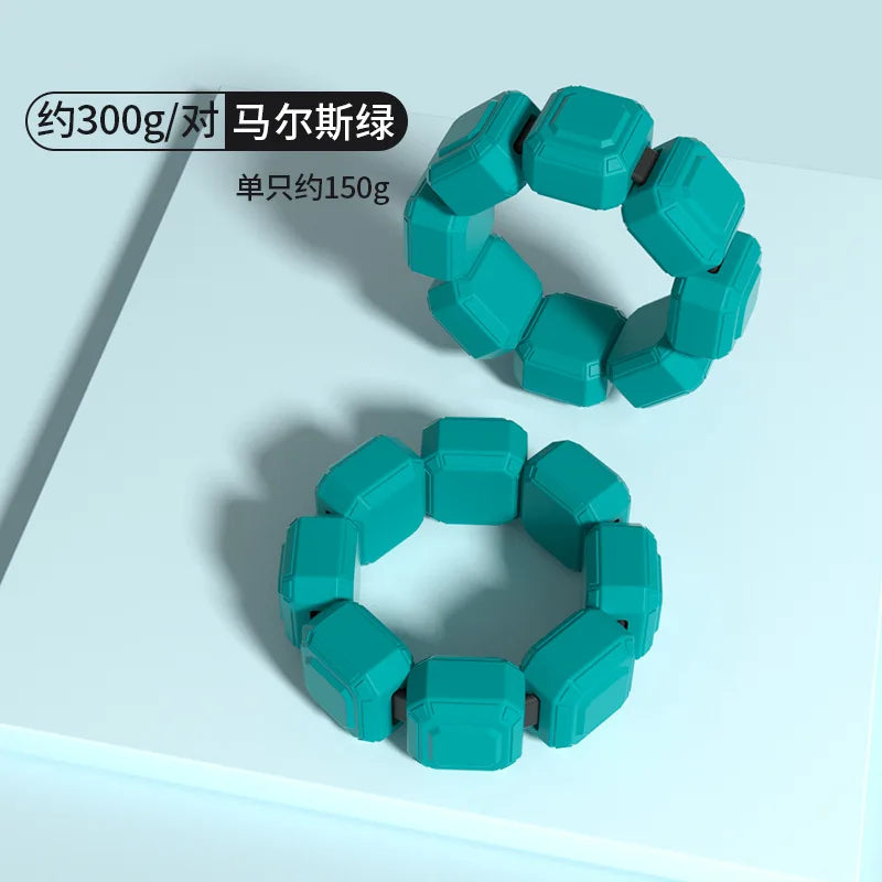 1/2/4 LB poignet poids Yoga Fitness exercice Triangle Silicone réglable cheville poignet protecteur poids bracelet Jogging bracelet