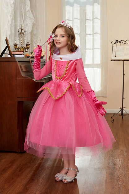 Robe de princesse pour filles, robe d'anniversaire à volants pour enfants, robe de Noël pour enfants,  spectacle, robes de cosplay fantaisie