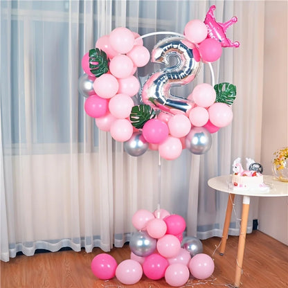 1/2set Round Balloon Stand Arch Balloons Wreath Ring For Wedding Decoration Baby Shower Birthday Party Christmas Ballon Garland