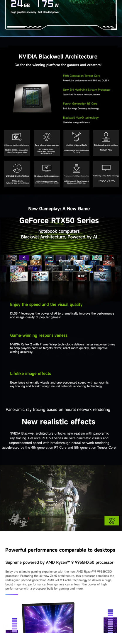 2025 MSI Raider A18 HX Gaming Laptop 18 Inch Mini LED 4K 120Hz UHD+ Screen Netbook AMD R9-9955HX3D 64GB 2TB RTX5080 Notebook PC