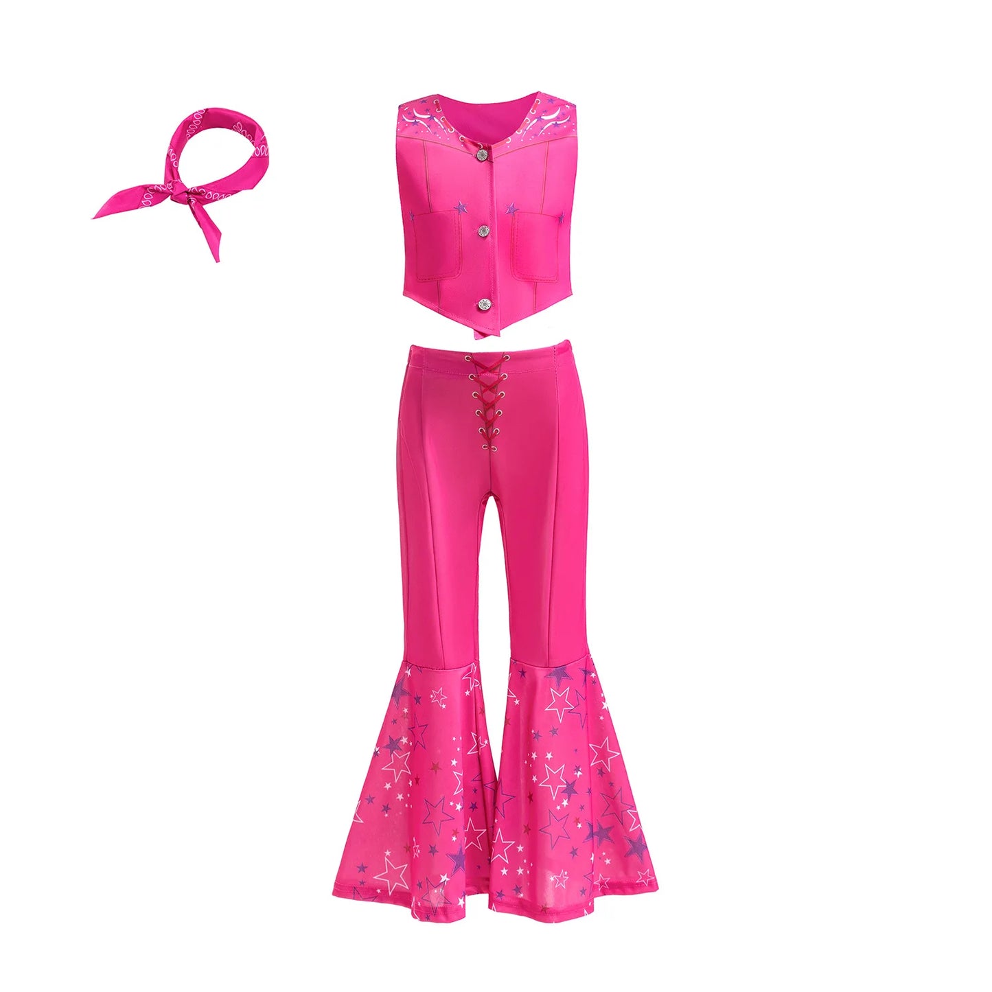 Tenue de cow-girl Barbie pour fille de 2 à 12 ans, tenue de cosplay Barbie pour Halloween