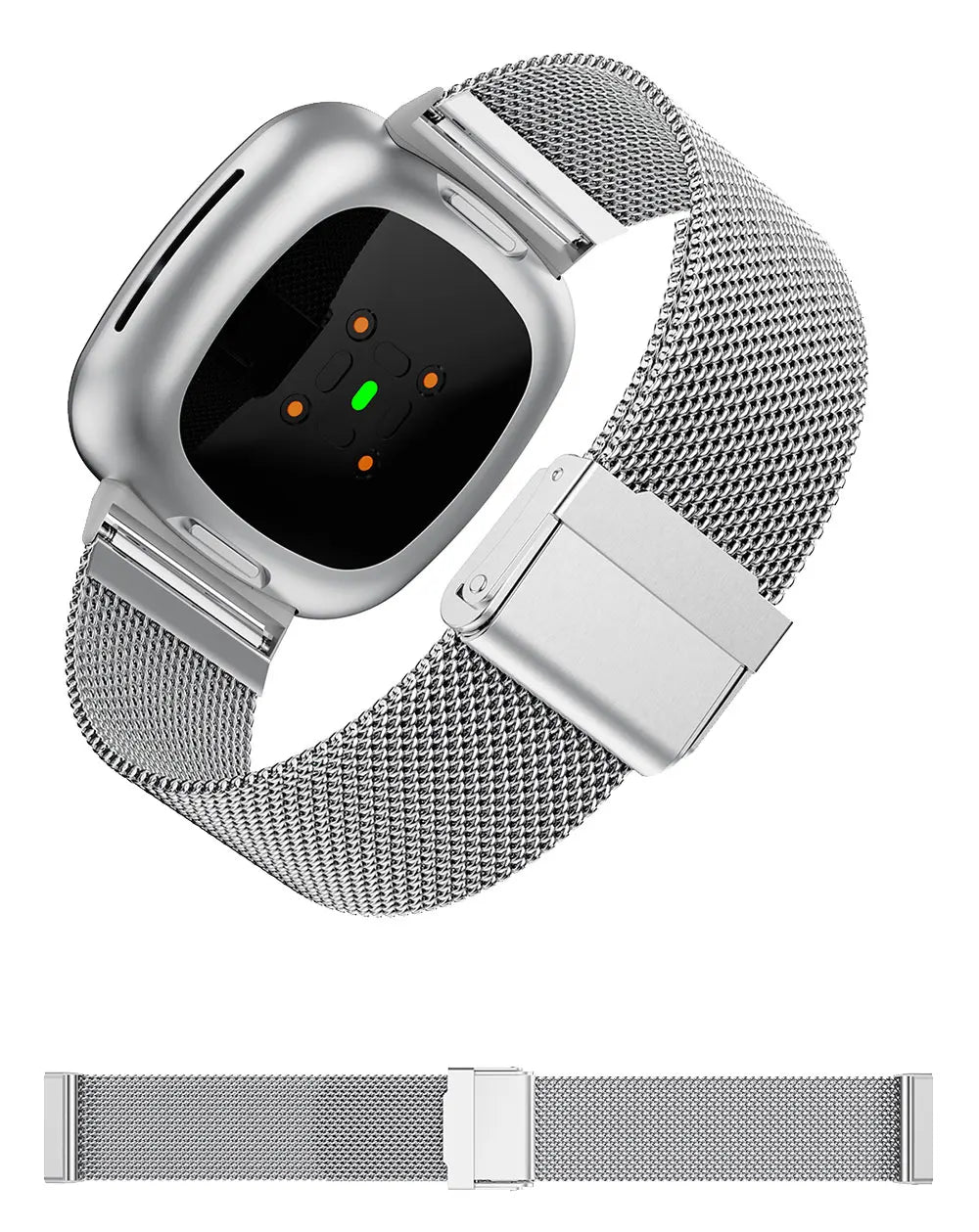 Milan Stainless Steel Watch Strap For Fitbit Sense Versa 4 3 Wristband Bracelet Metal SmartWatch Band Fitbit Versa4 Versa3