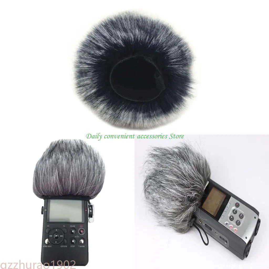 Mic Cover Wind Cover Filter Mic Furry Windscreen Muff for ZOOM H1 H4N H5 H6 Microphone Artificial Windshield