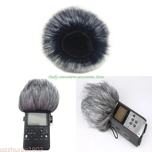 Mic Cover Wind Cover Filter Mic Furry Windscreen Muff for ZOOM H1 H4N H5 H6 Microphone Artificial Windshield