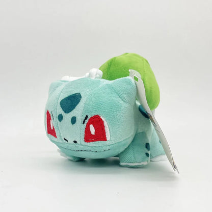 10PC/lot Pokemon Squirtle Charmander Pikachus Bulbasaur Plush Doll 12cm Pendant Stuffed Pendant Keychain Plush Gift Toy