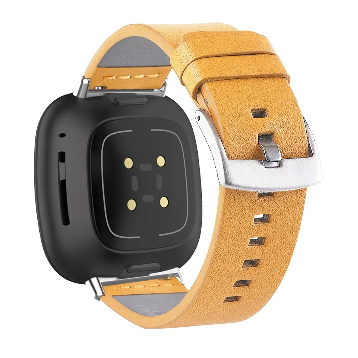 Strap For Fitbit Versa 2 Lite Leather Band SmartWatch Bracelet For Fitbit Versa3 4 Sense Correa Watchband Pin Buckle Accessories