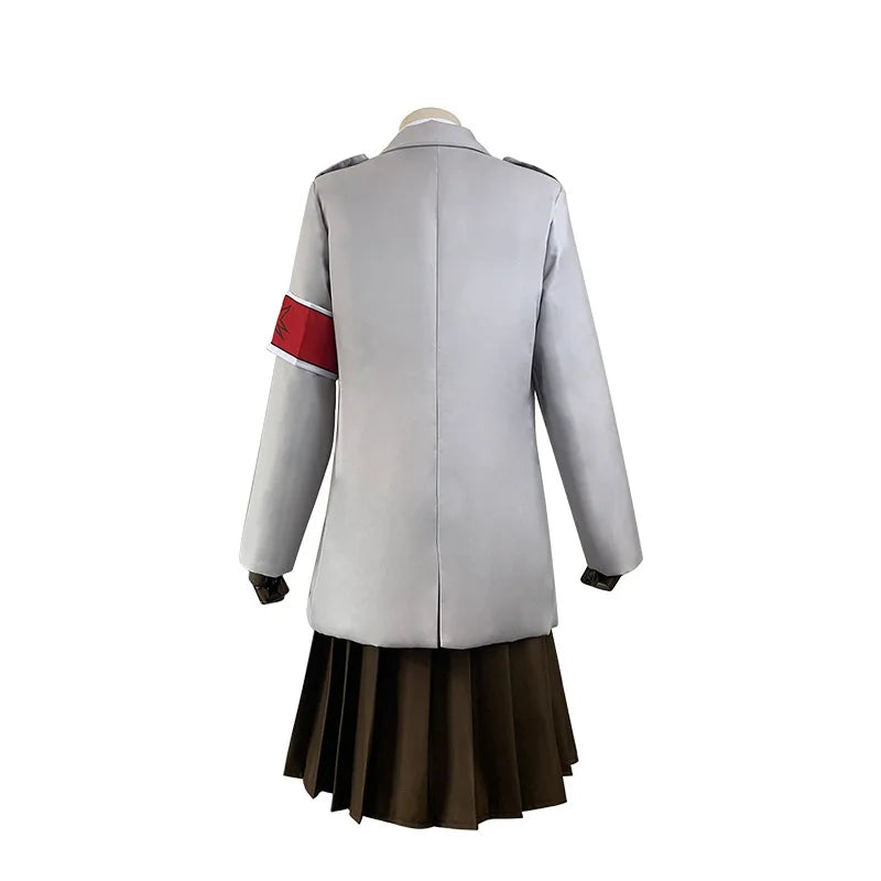 Anime Attack on Titan Jacket Eldian Cosplay Costume Warrior Unit Pieck Jacket Shingeki No Kyojin Eldian Dress Marley Military