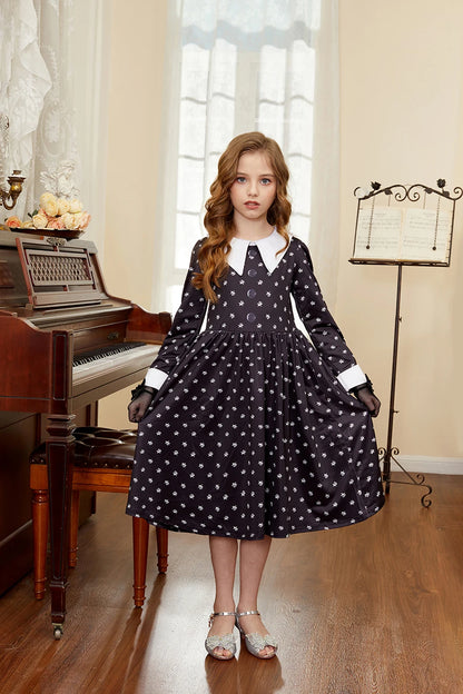 Robe de princesse pour filles, robe d'anniversaire à volants pour enfants, robe de Noël pour enfants,  spectacle, robes de cosplay fantaisie