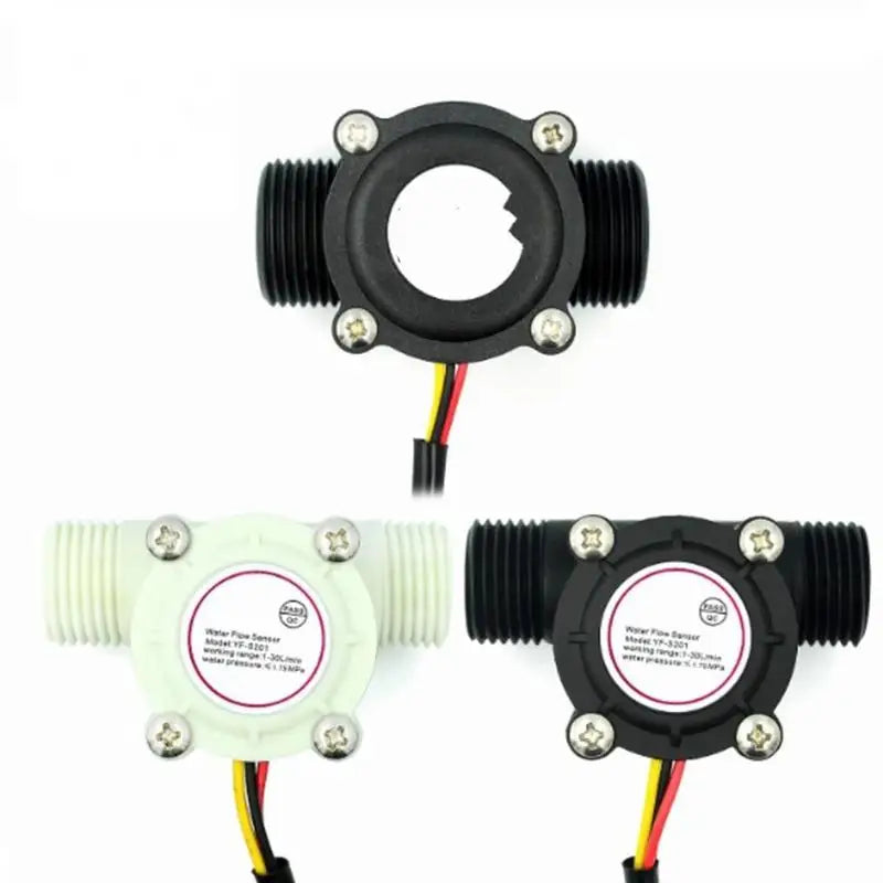 1 pièces en plastique DC 5-18V débitmètre Hall capteur de débit contrôle de l'eau capteur de débit liquide interrupteur 1-30L/min 1.75MPa 12V capteur de débit d'eau