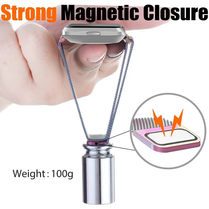 Metal Loop Strap For Fitbit Versa 2 Lite Sense Band Wrist  Replacement Magnetic Bracelet For fit bit versa 3 4 blaze Watchband