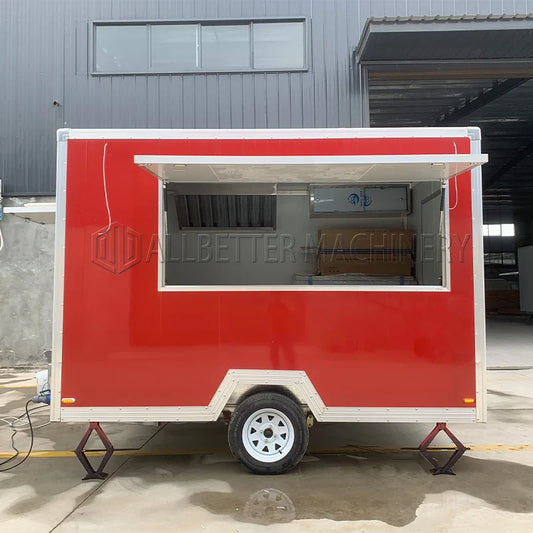 Allbetter Mobile Food Trailer for Food And Beverage Vending Cart Outdoor Fast Food Trailer Customized Food Truck Usa Standard