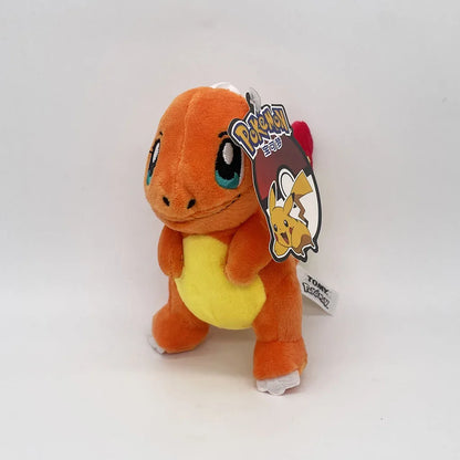 10PC/lot Pokemon Squirtle Charmander Pikachus Bulbasaur Plush Doll 12cm Pendant Stuffed Pendant Keychain Plush Gift Toy
