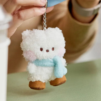 New 10Cm Bt21Ed Baby Series Kawaii Anime Rj Cooky Plush Keychain Cute Cartoon Plush Pendant Doll Toy Bag Accessories Girl Gift