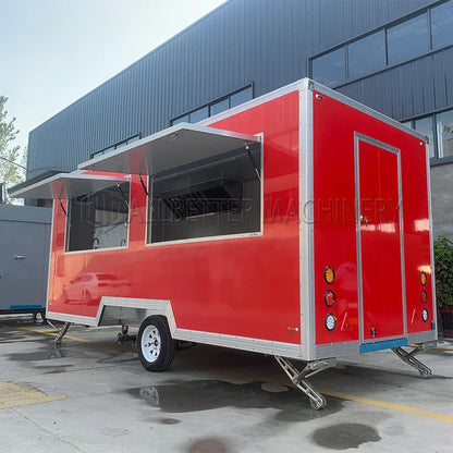 Allbetter Mobile Food Coffee Cart Ice Cream Trailer DOT Concession Trailer Restaurant Food Truck with Full Kitchen for Sale