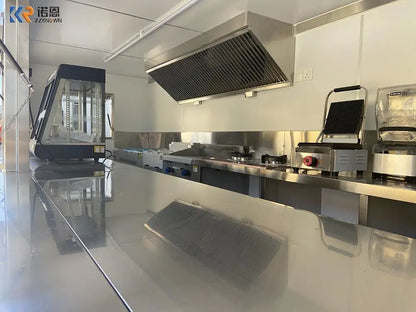 Portable Prefab Container House For Bakery Coffee Shop Kiosk Kitchen Application Outdoor Mobile Container Restaurant For Sale